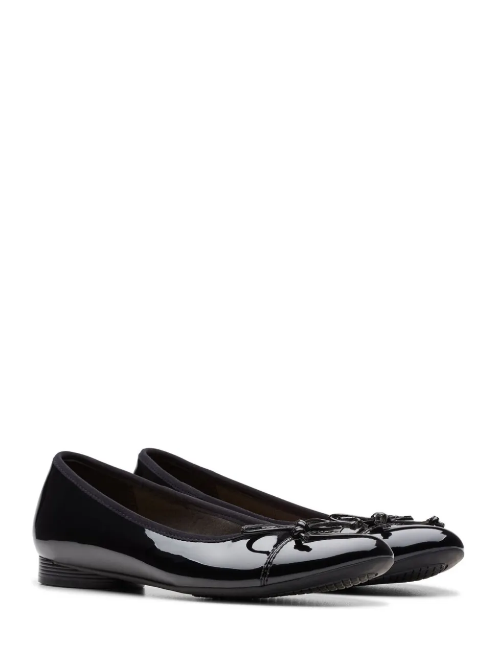 Chaussures Clarks en cuir verni Loreleigh Ballerina