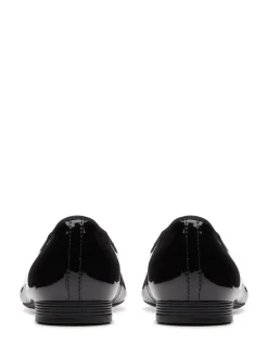 Chaussures Clarks en cuir verni Loreleigh Ballerina