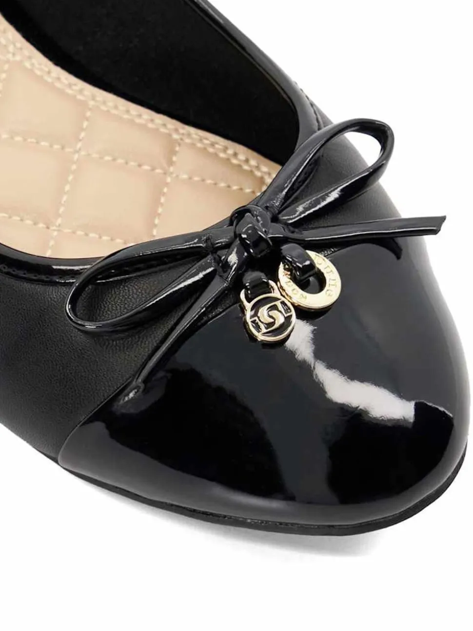 Chaussures plates Dune London Hallo Charm coupe large