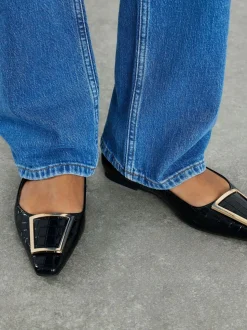 Chaussures plates River Island boucle