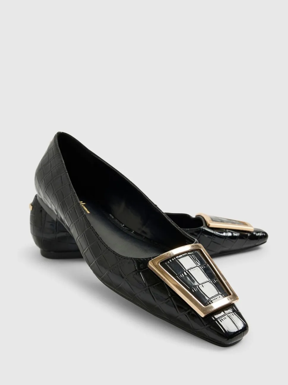 Chaussures plates River Island boucle