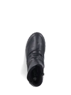 Chaussures Rieker noires zippées