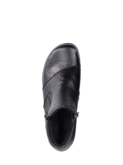 Chaussures Rieker noires zippées