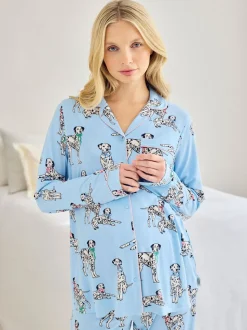 Chelsea Peers Pyjamas Long imprimé chiens dalmation Grossesse Ensemble