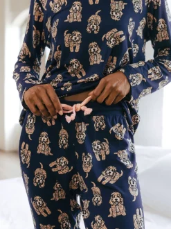 Chelsea pyjama long à imprimé cockapoo Peers