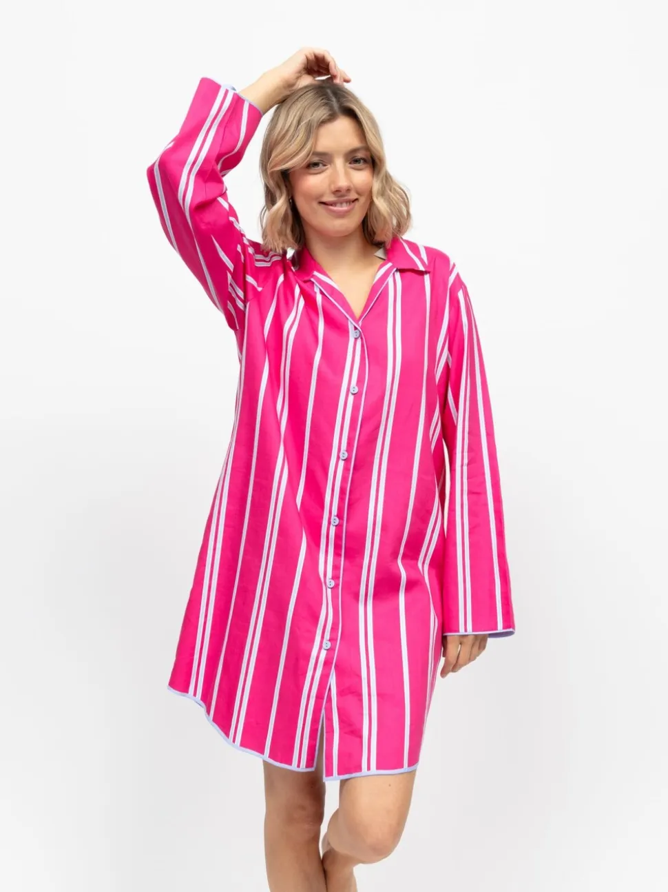 Chemise de nuit Cyberjammies Rayure Imprimé L/Slv
