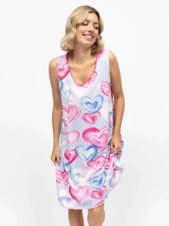 Chemise de nuit Cyberjammies Cœur imprimée en jersey Bus Swing
