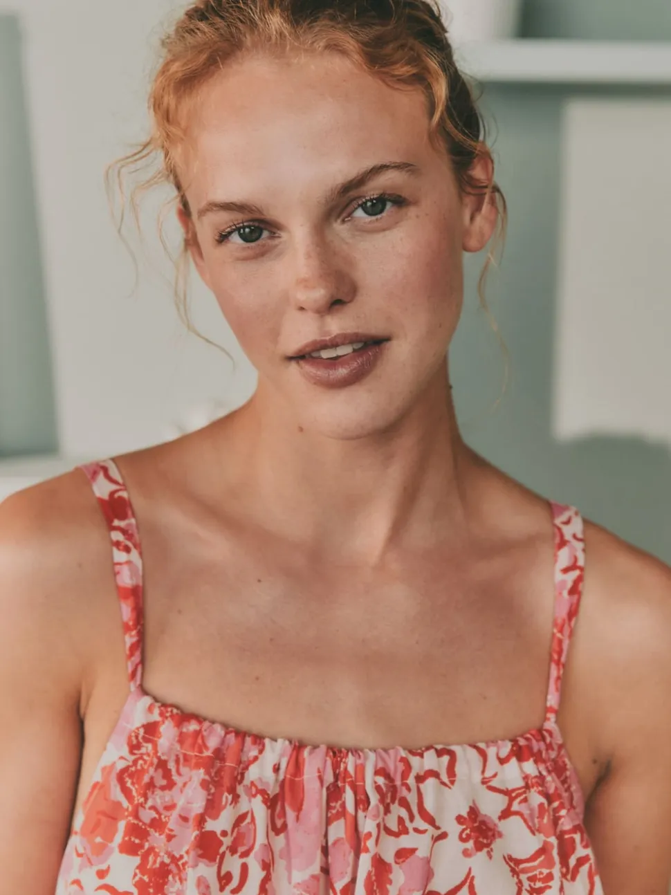 Chemise de nuit Laura Ashley en coton festonné