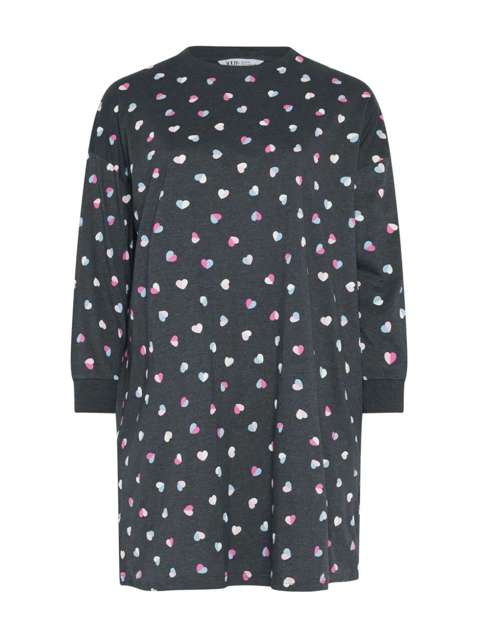 Chemise de nuit Yours Curve à manches longues