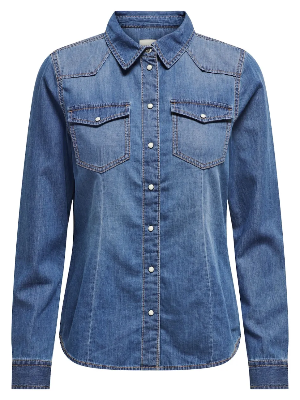 Chemise en denim léger ONLY 100 % coton