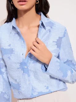 Chemise Friends Like These texturée Manches longues