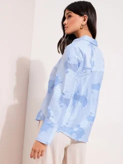 Chemise Friends Like These texturée Manches longues