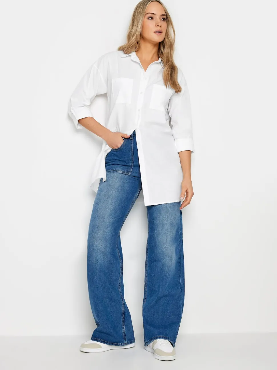 Chemise oversize Long Tall Sally 100% coton