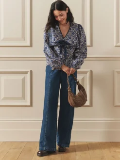 Chemisier Laura Ashley Sailor à col