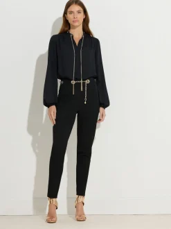 Chemisier Star by Julien Macdonald à détail chaîne