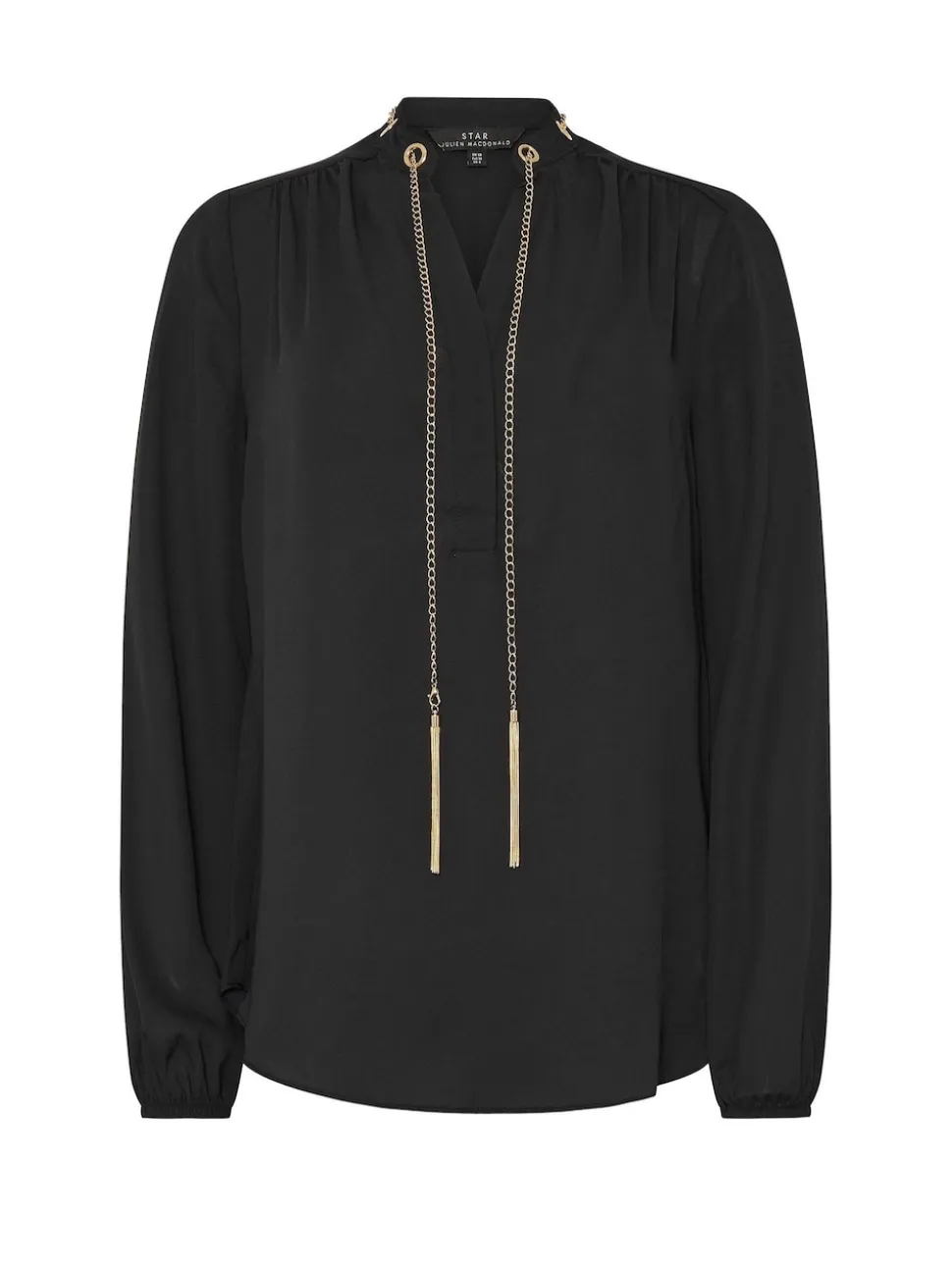 Chemisier Star by Julien Macdonald à détail chaîne