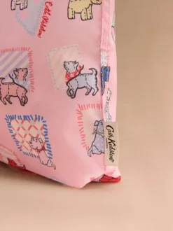 Chien en peluche rose - Cath Kidston mini sac shopper pliable