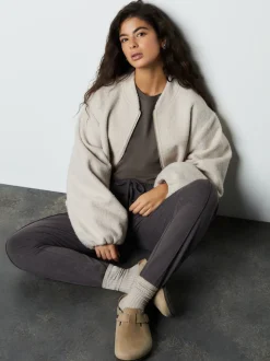 Chiné gris anthracite - Joggers Jersey