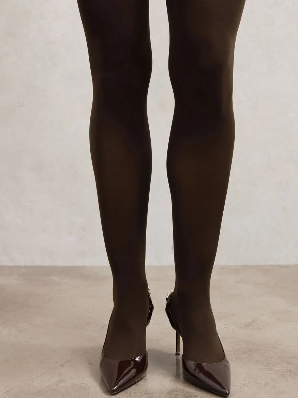 chocolat - Collants Reiss Daniella color block