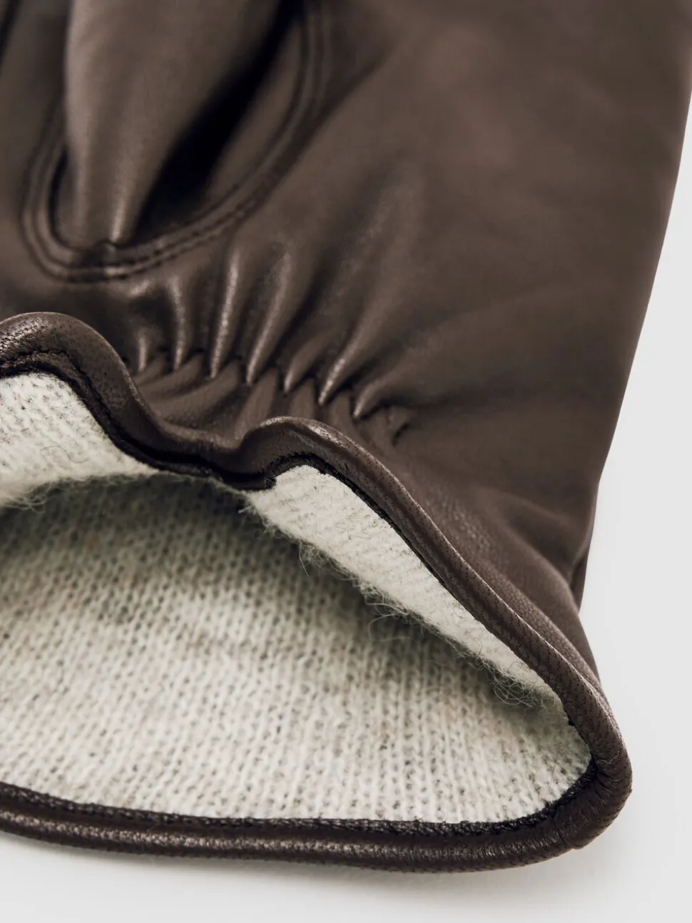 chocolat - Gants en cuir Reiss Giselle