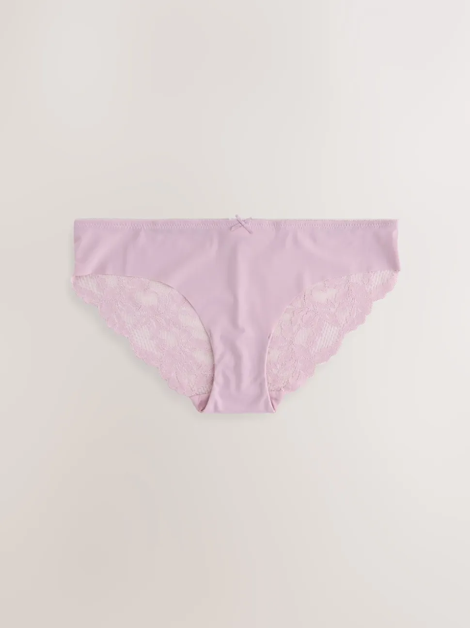 Chocolat Nude / Mauve / Rose - No VPL Lace Back Briefs 3 Pack