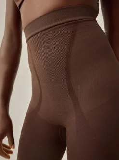 Chocolat Nude - Slips gainants fermes sans coutures pour le contrôle du ventre