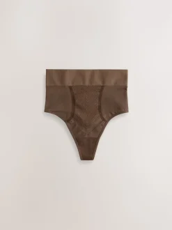 Chocolat Nude - Slips gainants fermes sans coutures pour le contrôle du ventre
