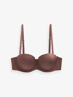 Chocolat Nude - Soutien-gorge push-up multiway sans bretelles A-E