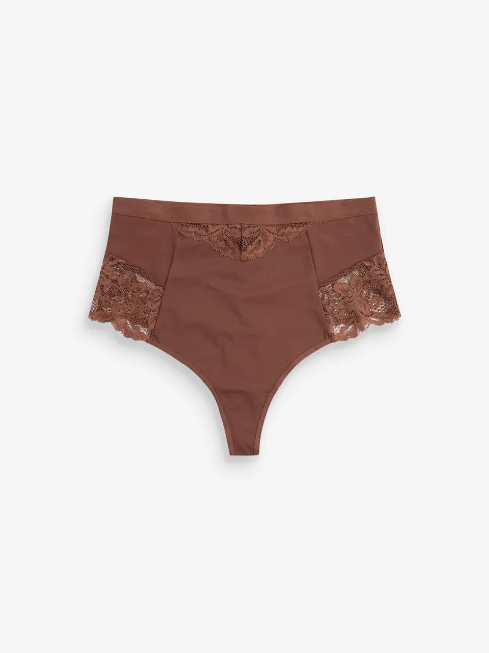 Chocolat Nude - Tongs taille haute légers et modelants pour le contrôle de l'abdomen 2 Pack