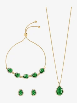 Coffret cadeau Jon Richard Emerald Pear Drop Trio Ensemble