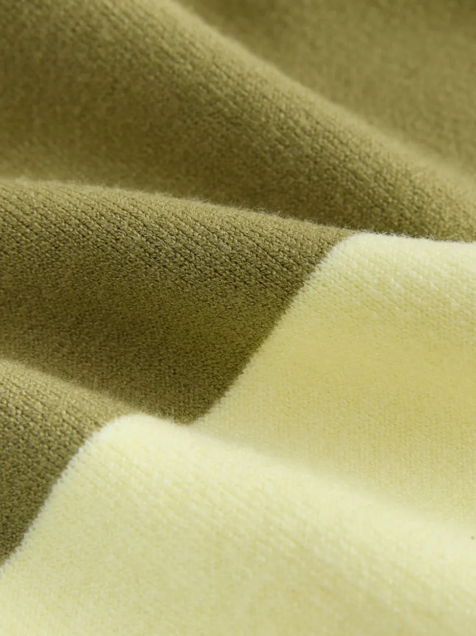 col Vert Rayé Jean - Pull confortable doux au toucher à manches longues avec col polo