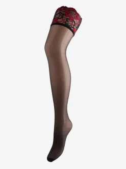 Collants Ann Summers en dentelle contrastée 100% coton
