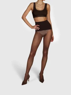 Collants Heist 35 Denier marron semi-opaque