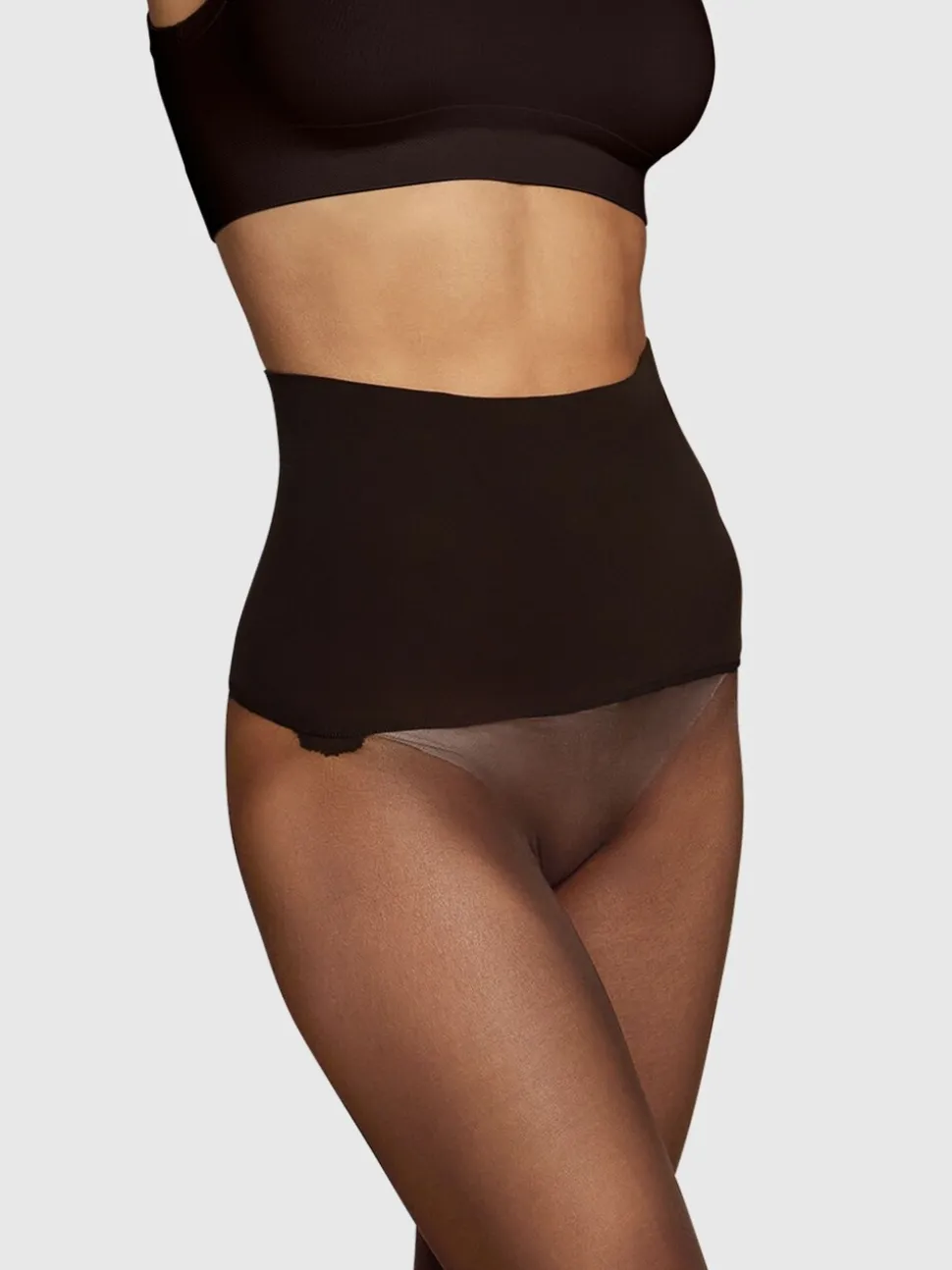 Collants Heist 35 Denier marron semi-opaque