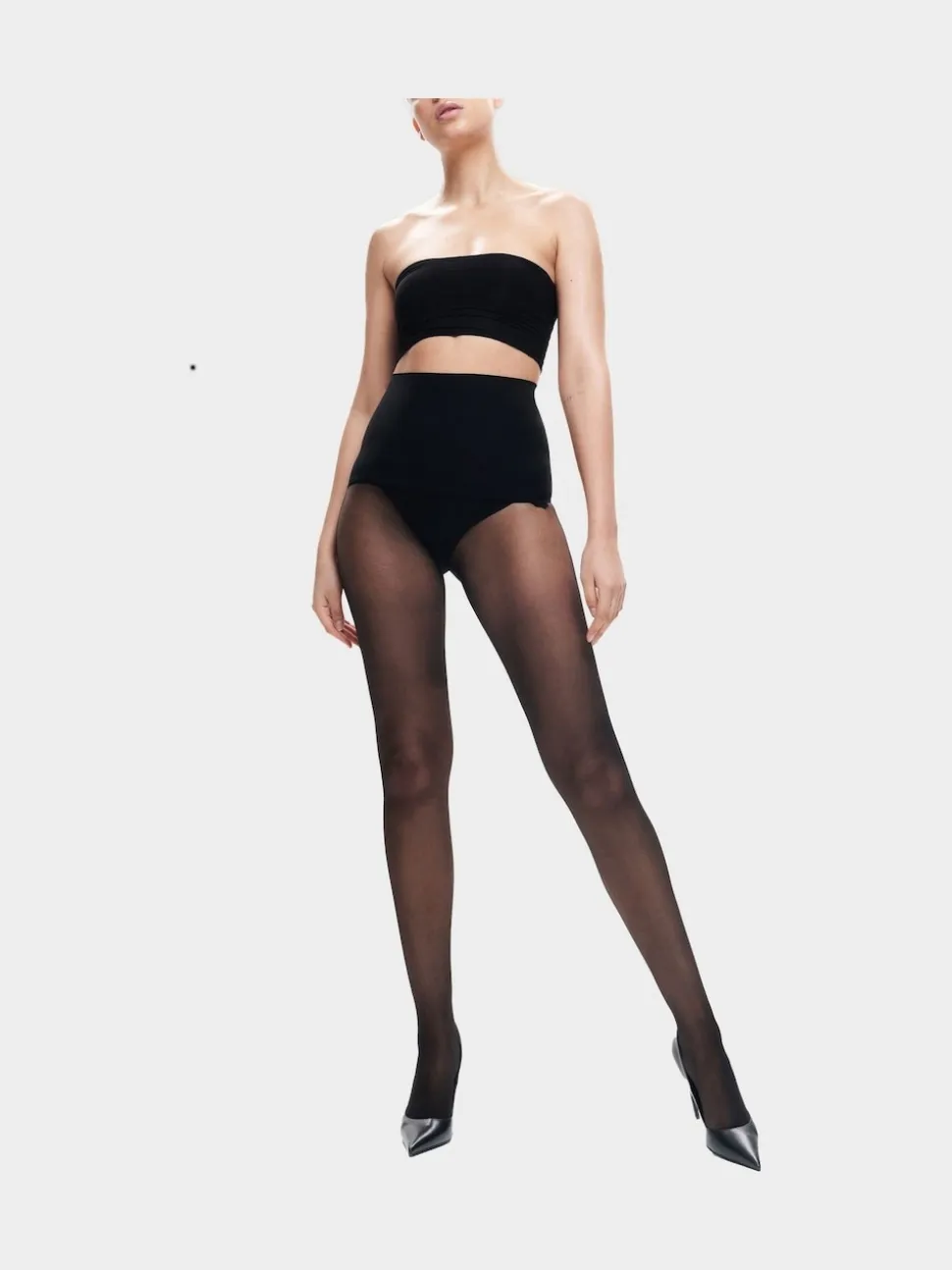 Collants noirs transparents Heist 15 deniers