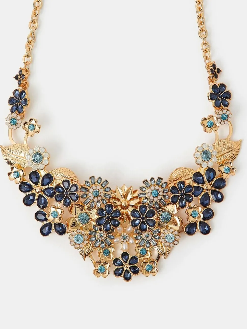 Collier Accessorize Gem Flower Statement