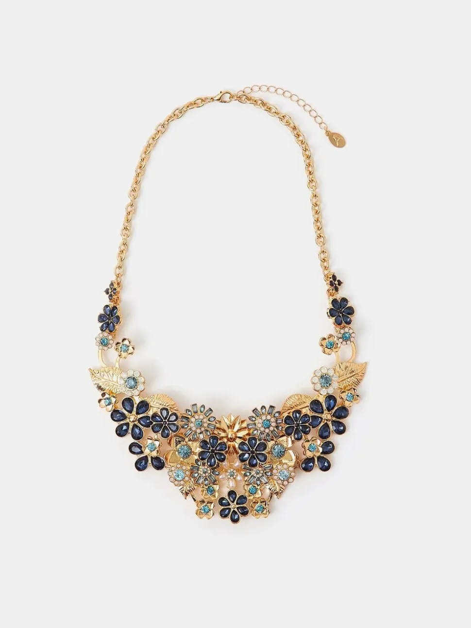 Collier Accessorize Gem Flower Statement