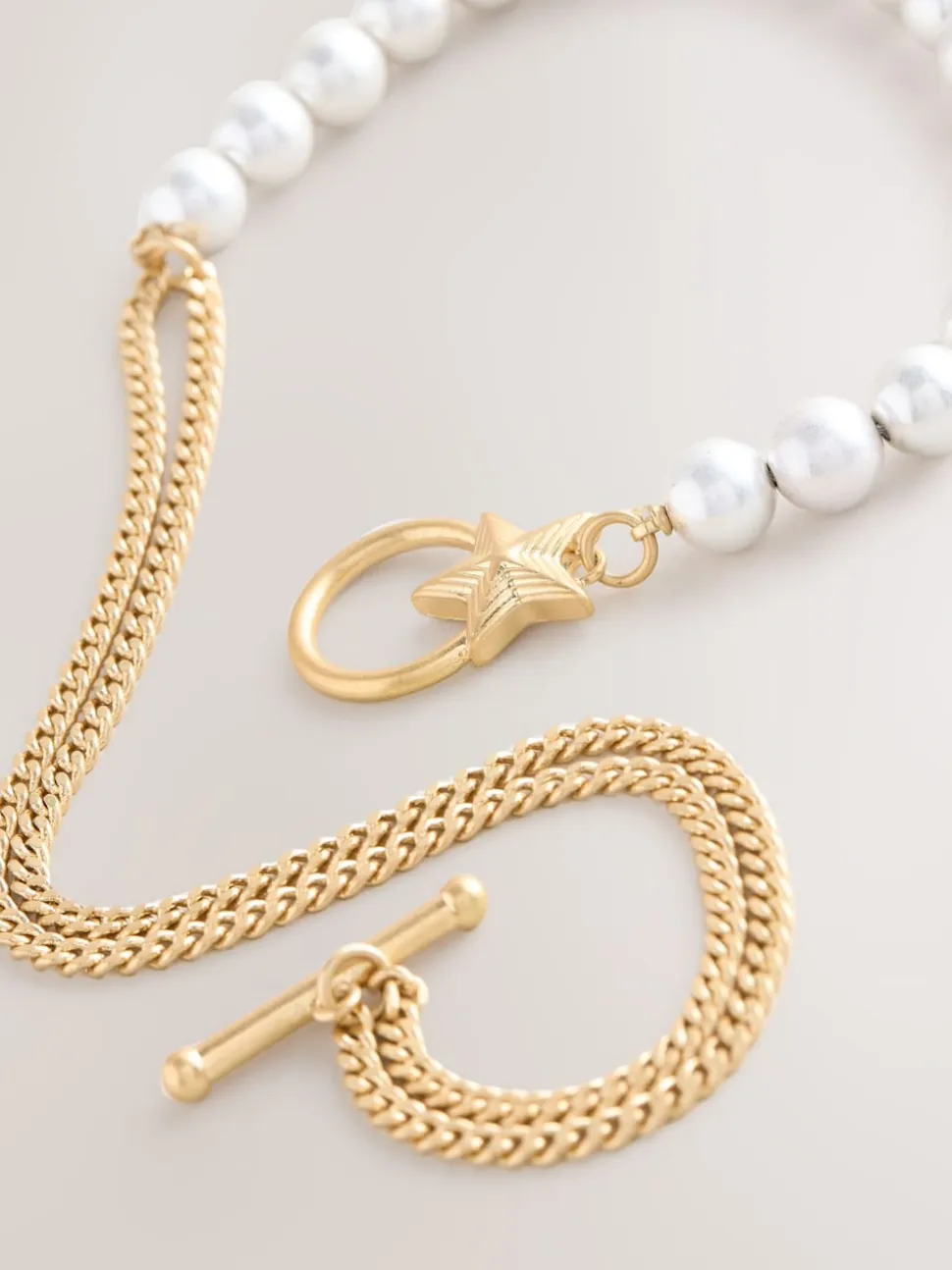 Collier chaîne et perles Rockett St George