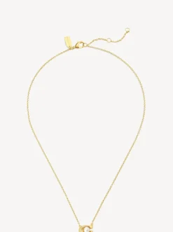 Collier COACH Tone Pearl Signature Pendentif