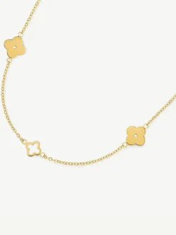 Collier D.louise imperméable à trèfles multicolores