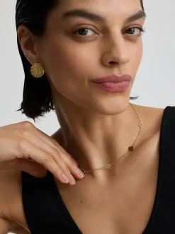 Collier D.louise imperméable à trèfles multicolores