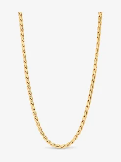 Collier Jon Richard plaqué à chaîne torsadée
