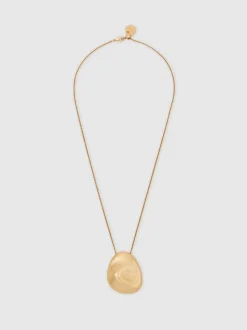 Collier Reiss Perdita avec pendentif galets texturés
