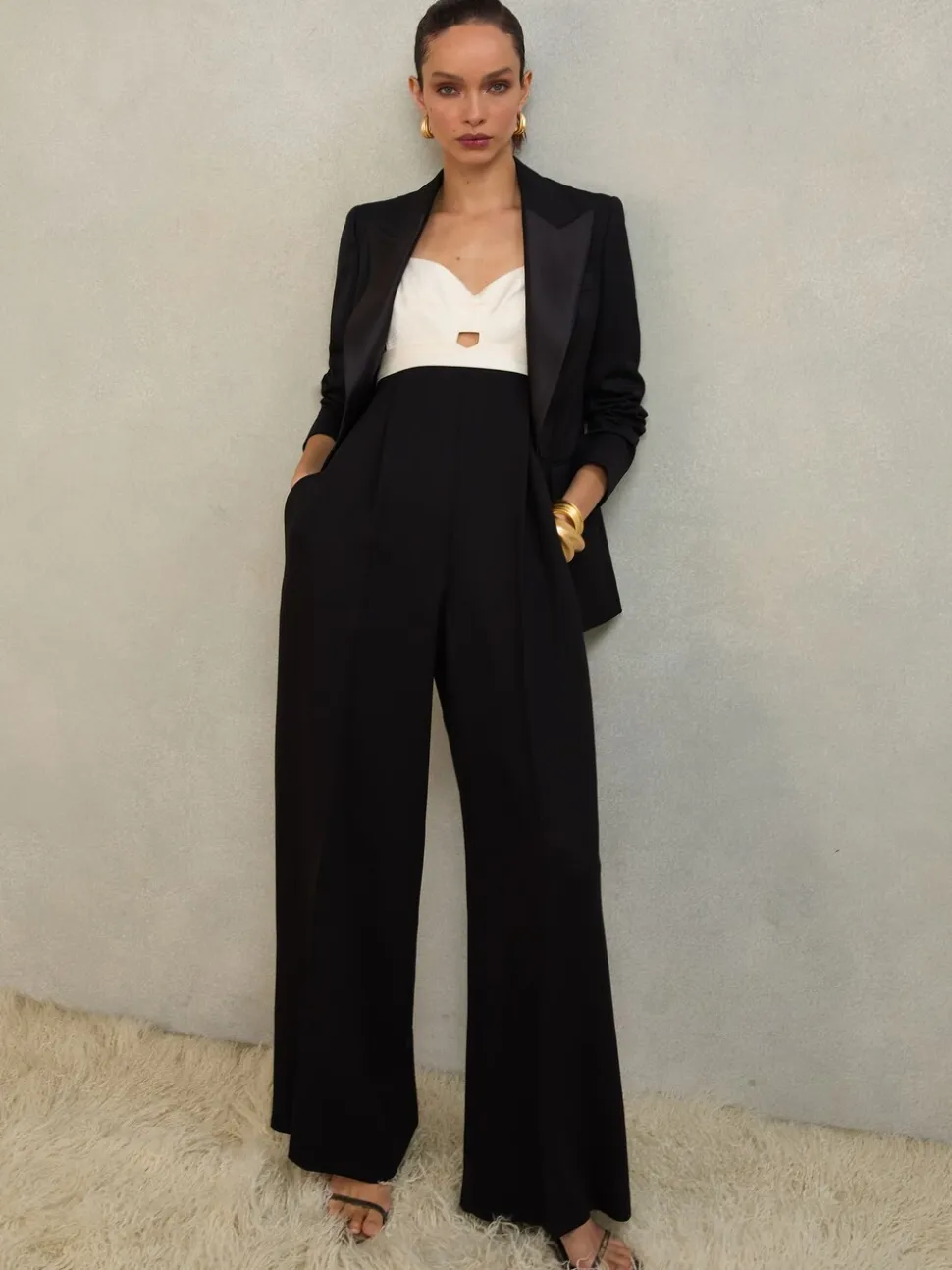 Combinaison ample color-block Atelier Darcey