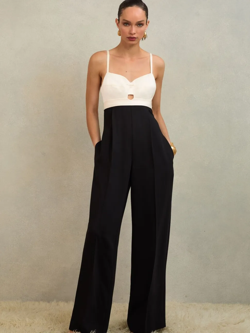 Combinaison ample color-block Atelier Darcey