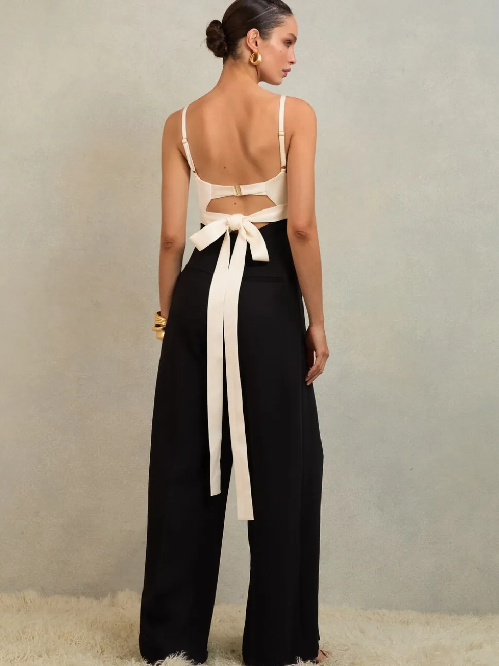 Combinaison ample color-block Atelier Darcey