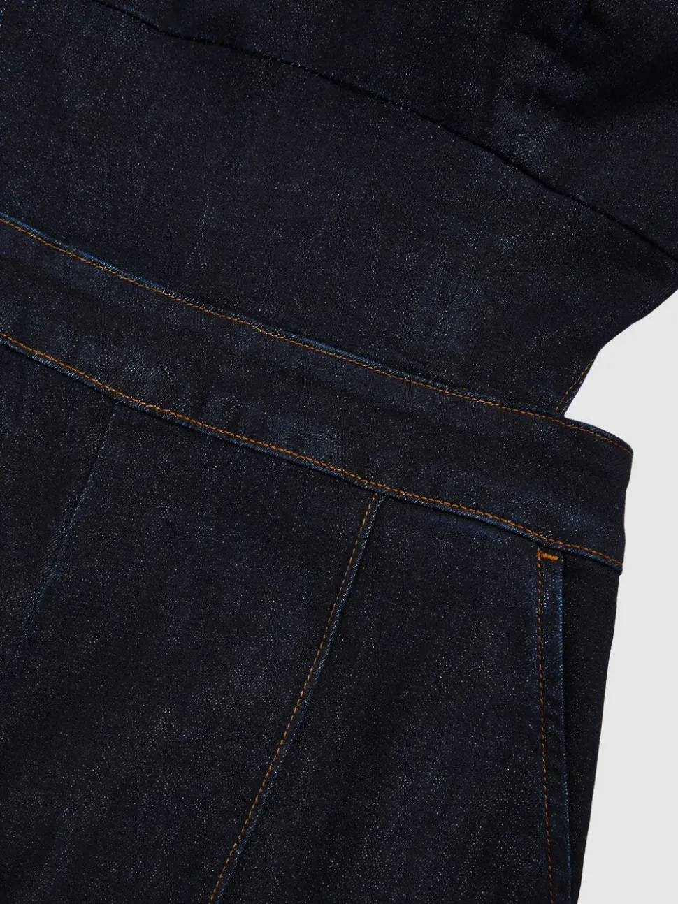 Combinaison ample en denim Reiss Dionna à découpes