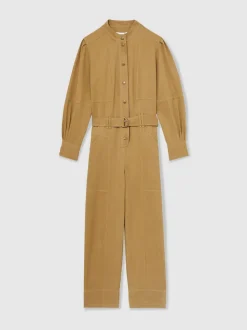 Combinaison ample en lyocell et coton Reiss Mina