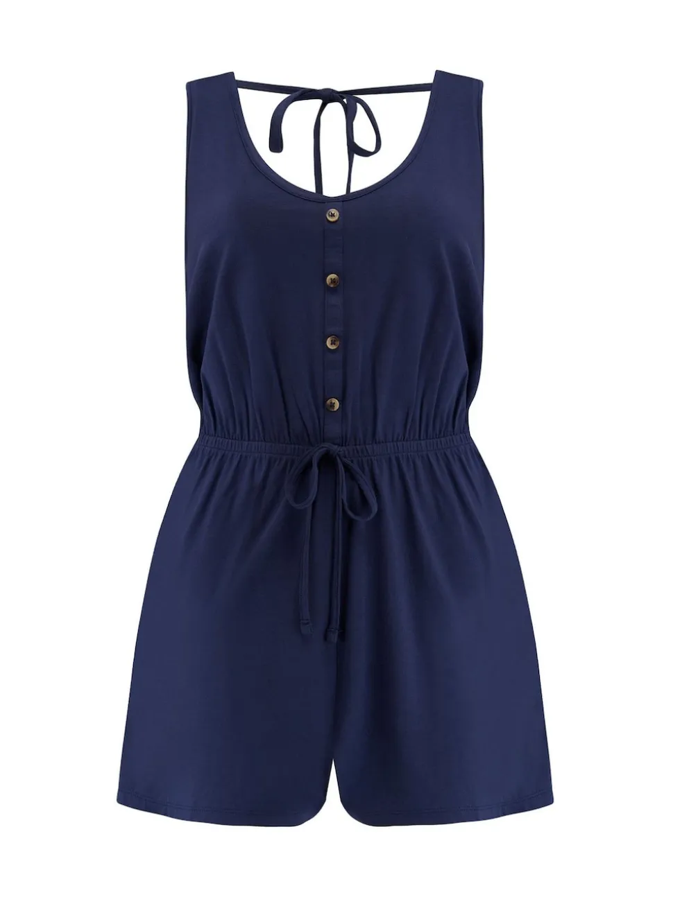 Combinaison de plage en jersey extensible Pour Moi boutonnée sur le devant