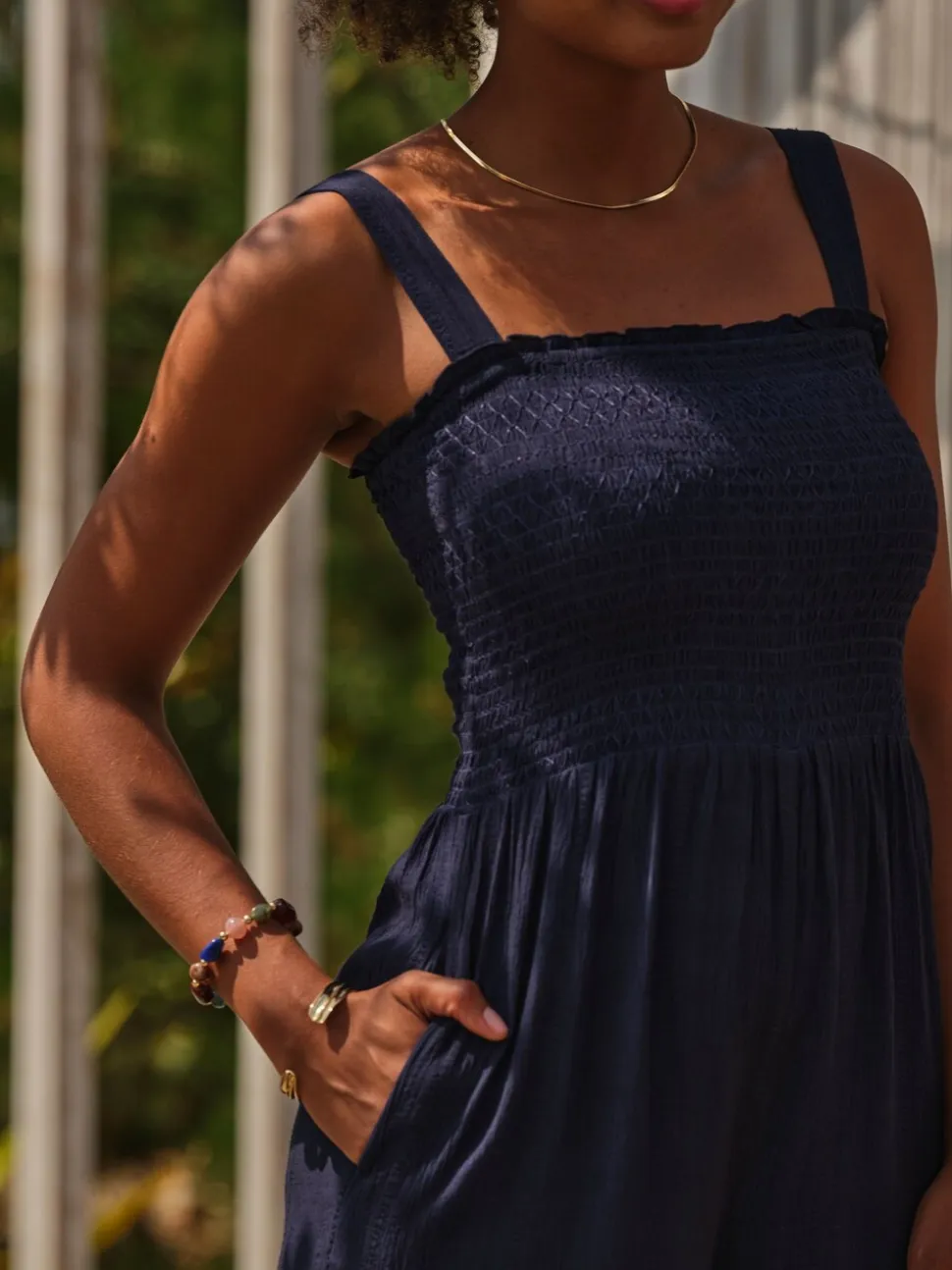 Combinaison FatFace Beachwear froncée